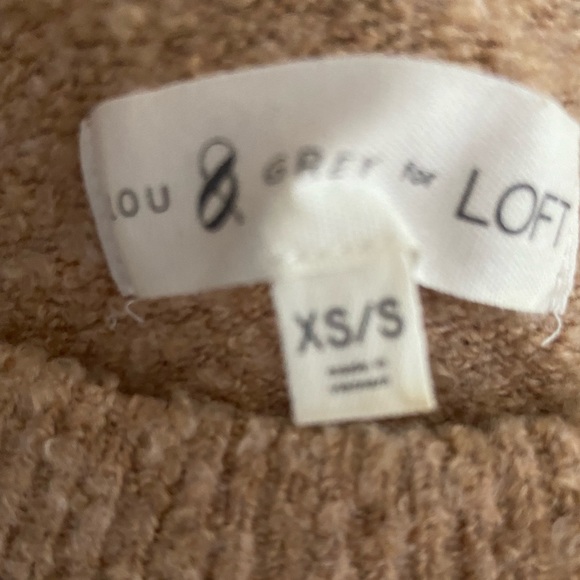 Loft Lou & Grey camel brown sweater tunic - Picture 2 of 3